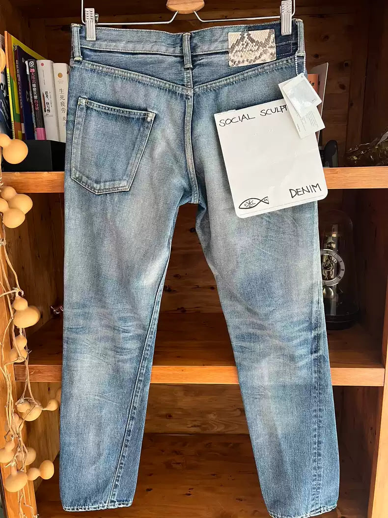 visvim 04D6.5 Early patch damage wash to make old jeans