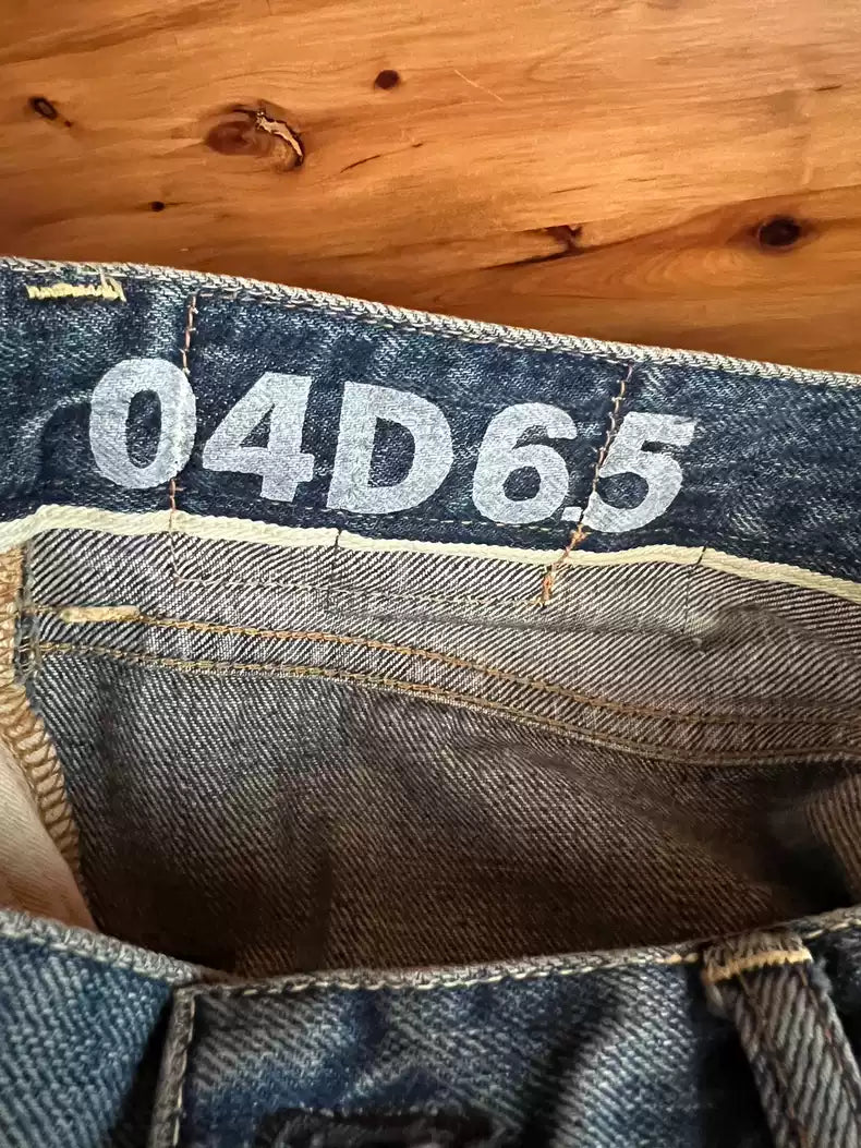 visvim 04D6.5 Early patch damage wash to make old jeans