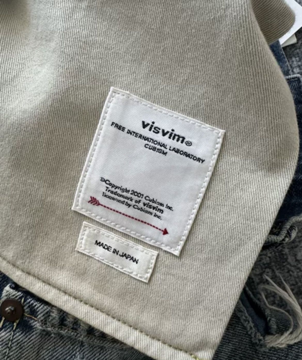 VISVIM 19AW JOURNEYMAN TACKED CRASH jeans - DMC