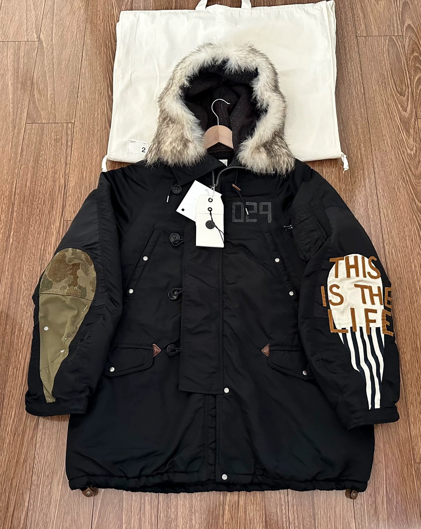 VISVIM VALDEZ COAT COLLAGE