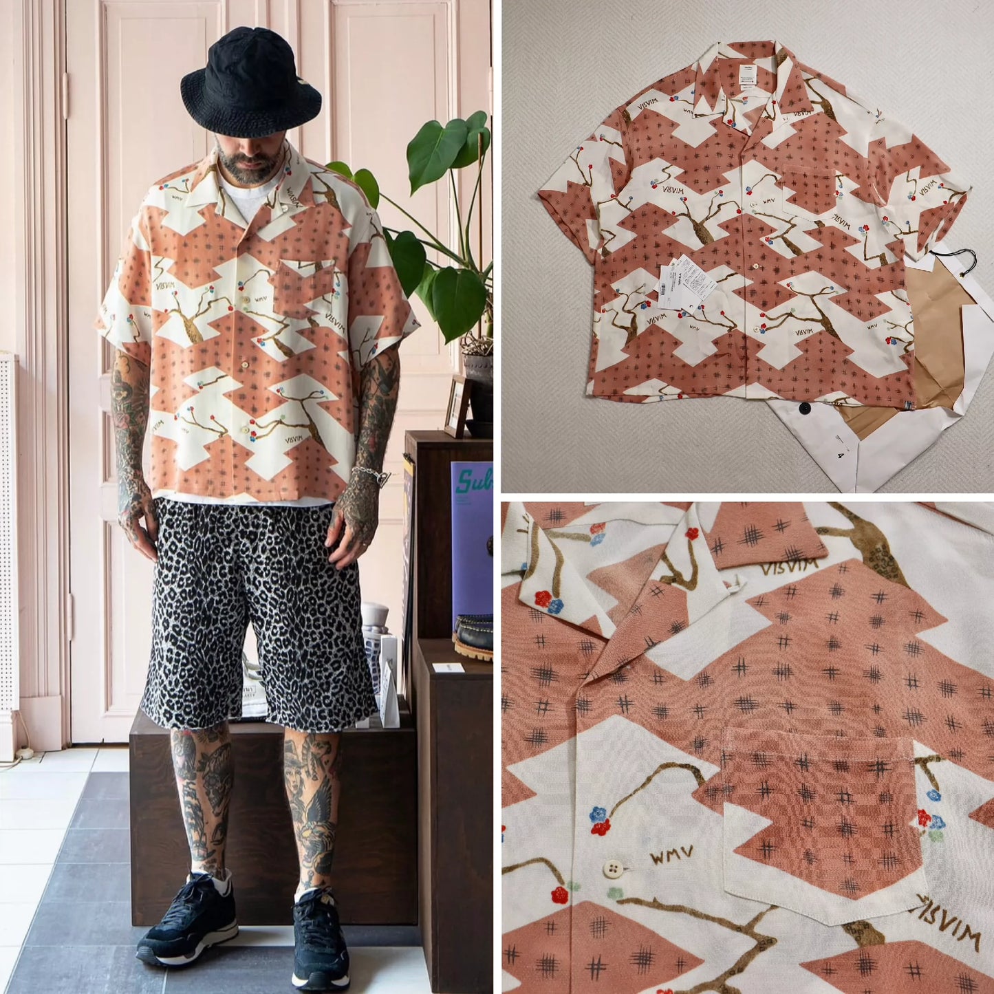 VISVIM 23SS CROSBY SHIRT S/S?SILK?