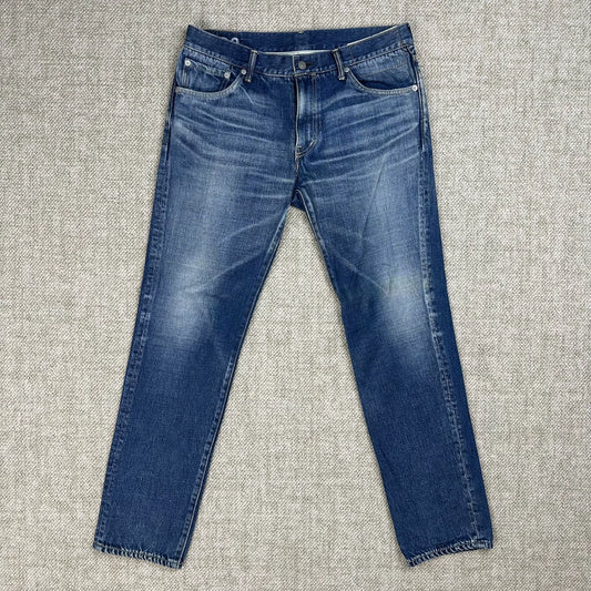 visvim 04D9 blue wash to make old jeans