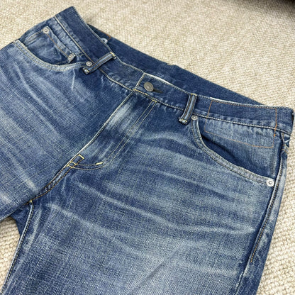 visvim 04D9 blue wash to make old jeans