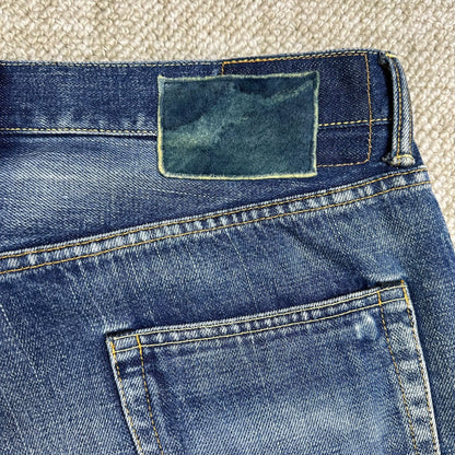 visvim 04D9 blue wash to make old jeans