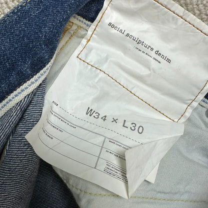 visvim 04D9 blue wash to make old jeans