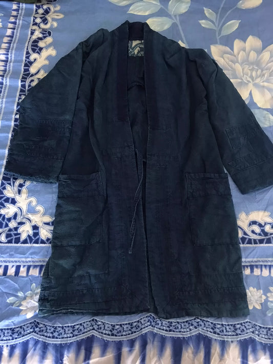 visvim ict 16ss Blue dyed Taoist robe