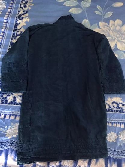 visvim ict 16ss Blue dyed Taoist robe