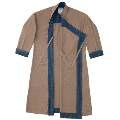 VISVIM ROBE looks like a mud-dyed coat and trench coat