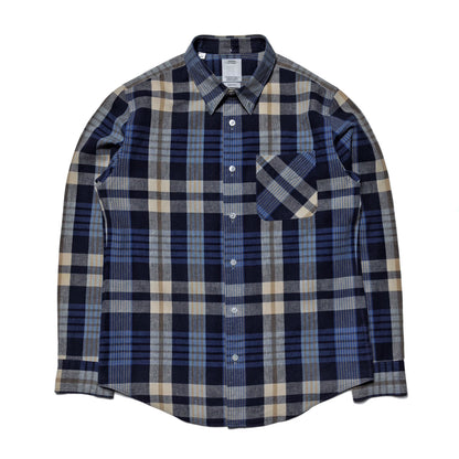 visvim plaid long-sleeved shirt