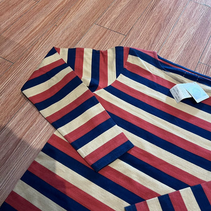 visvim colored striped long-sleeved hoodie