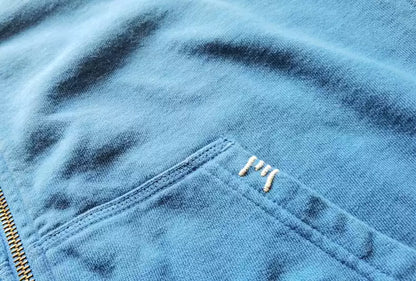 visvim indigo hoodie