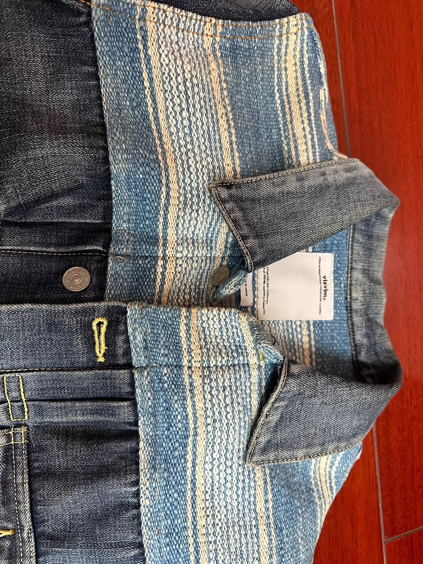 visvim101 denim shirt