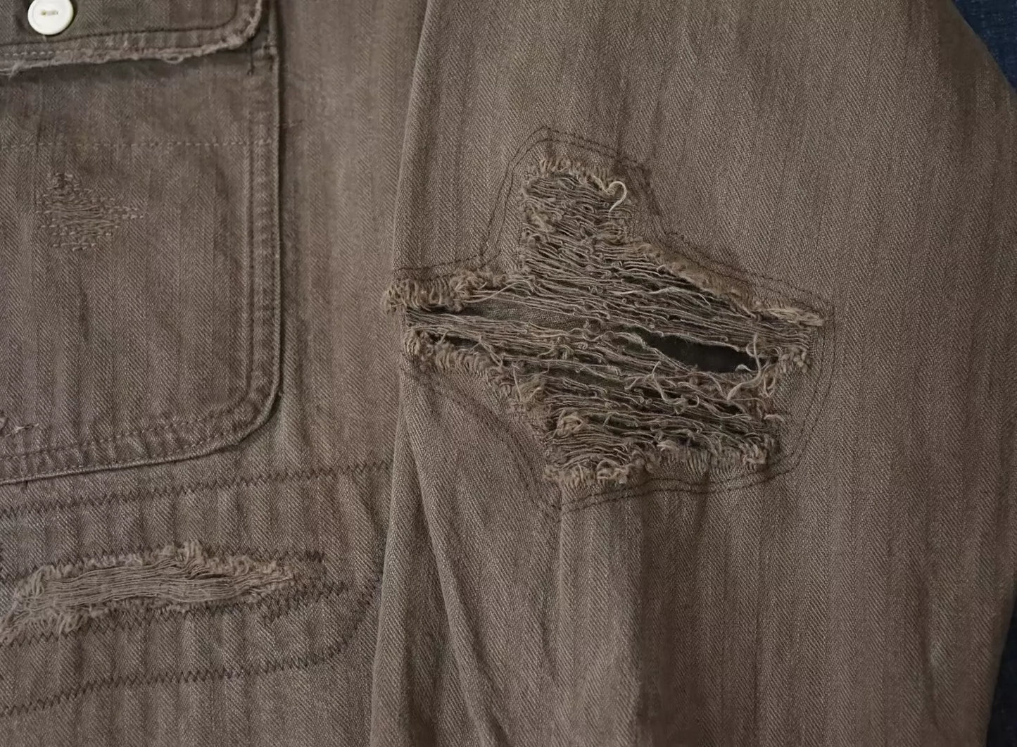 Visvim ICT 20ss Lumber Shirt Crash N.D. Mud