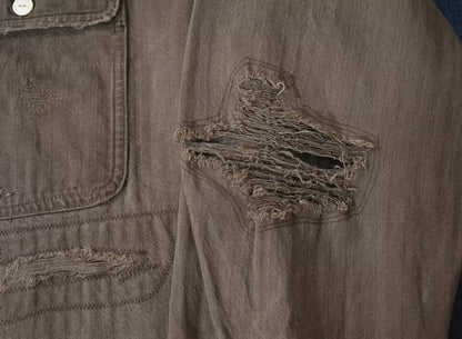 Visvim ICT 20ss Lumber Shirt Crash N.D. Mud