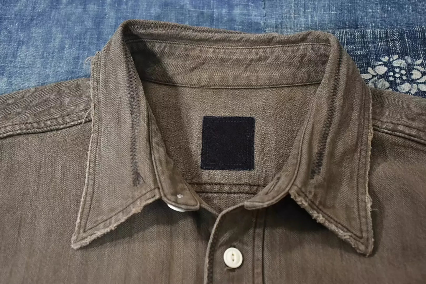 Visvim ICT 20ss Lumber Shirt Crash N.D. Mud