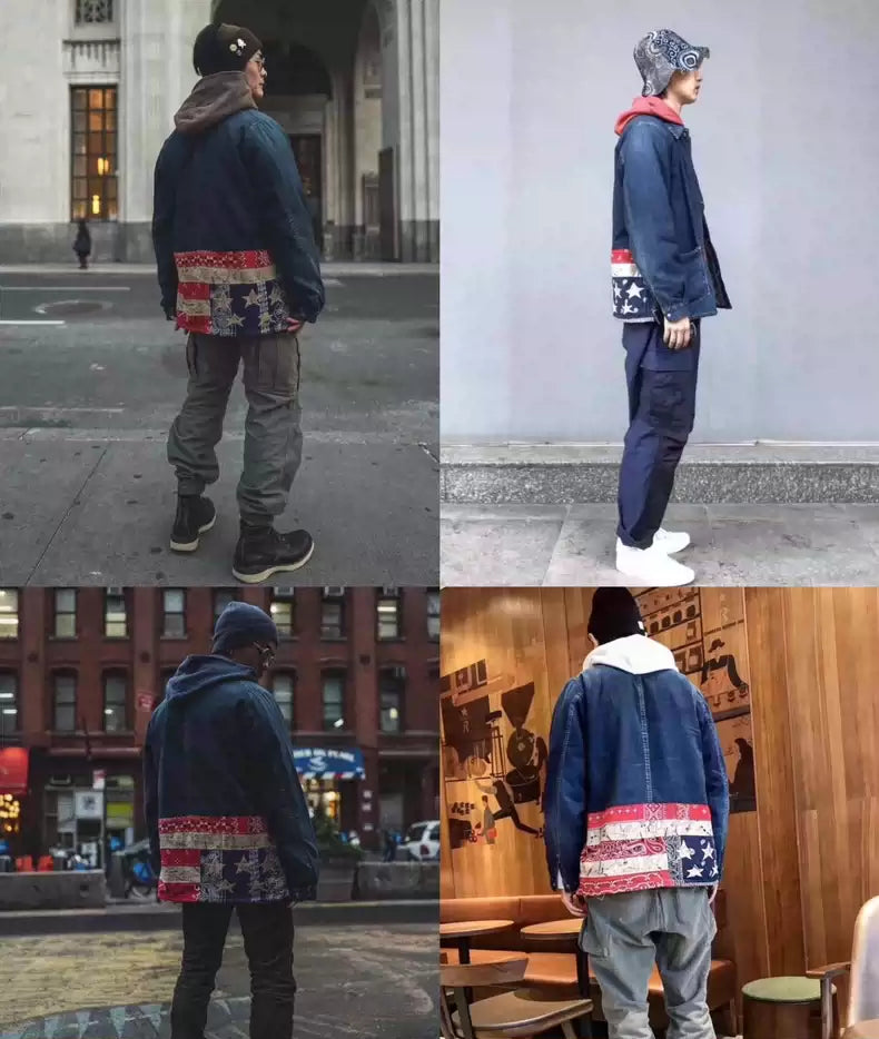 VISVIM 18AW ICT SECTION GANG COVERALL STARS