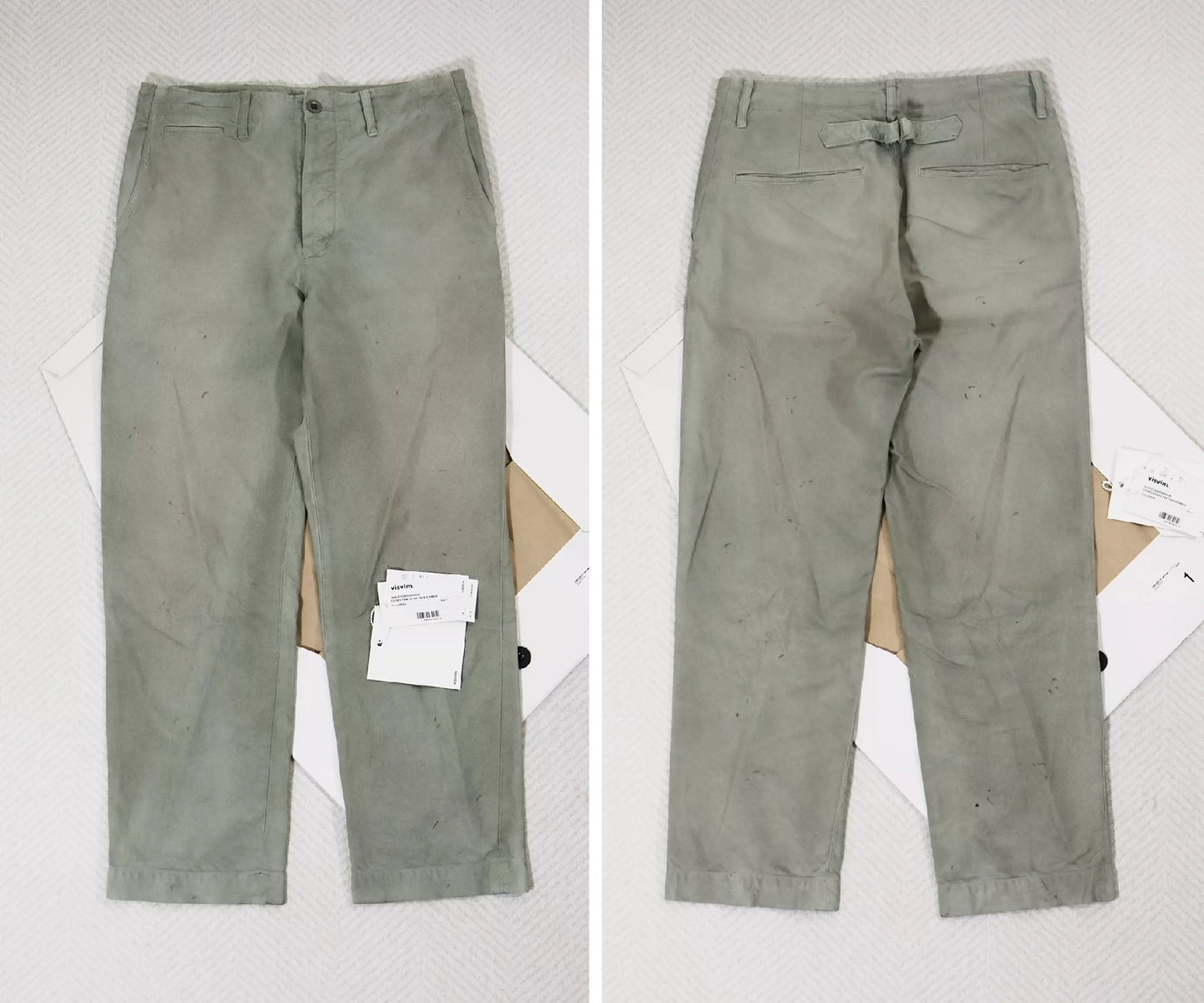 VISVIM 22aw CHINO PANTS HW TAPER DMGD