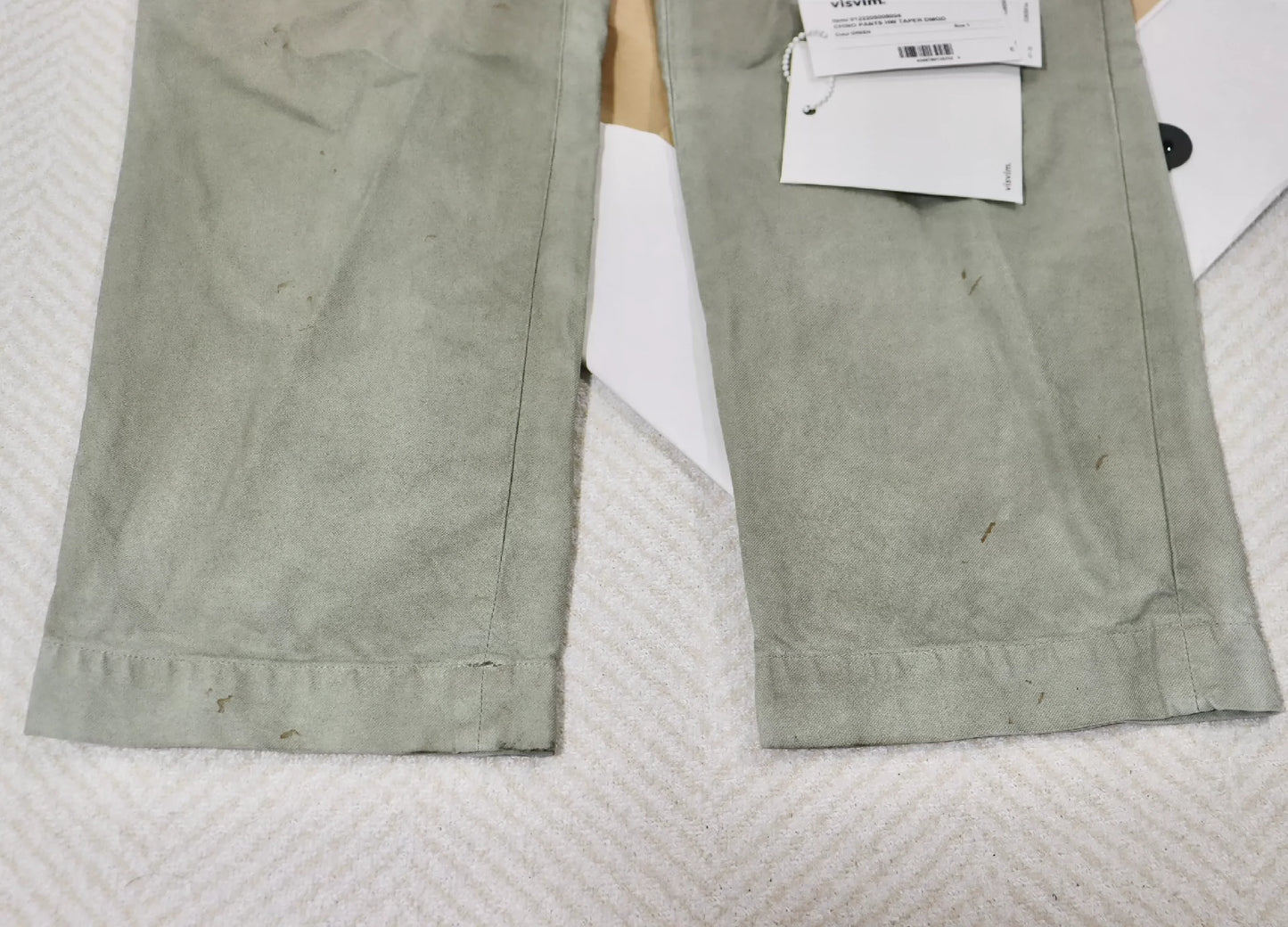 VISVIM 22aw CHINO PANTS HW TAPER DMGD