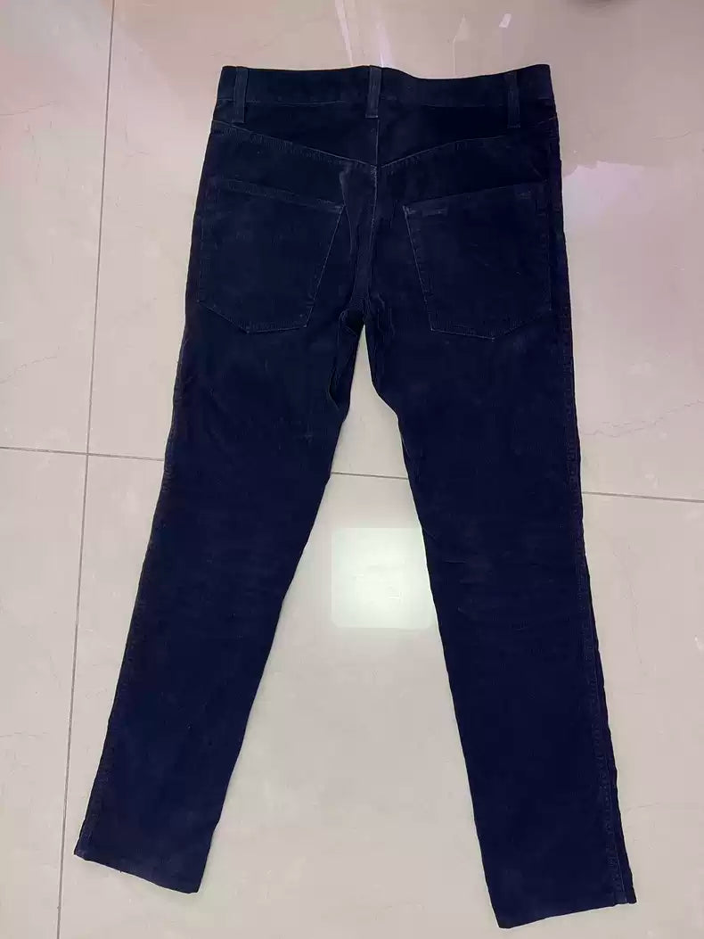 visvim NAVY velvet pants