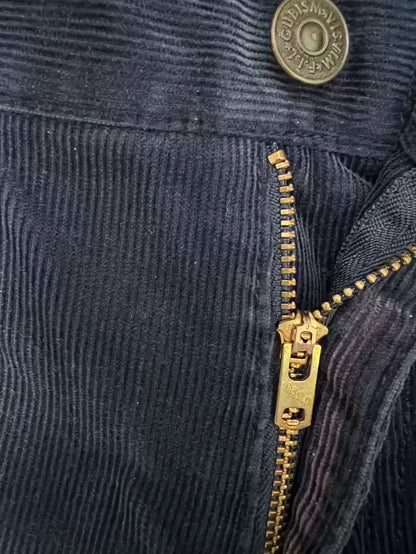 visvim NAVY velvet pants