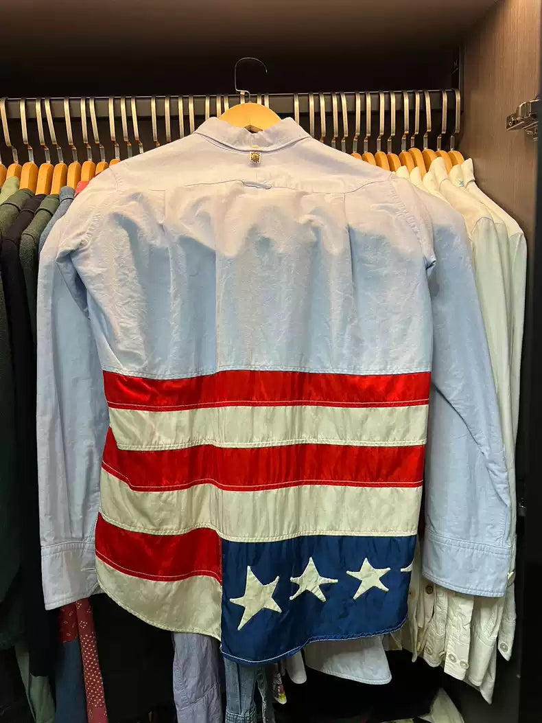 visvim silk flag shirt