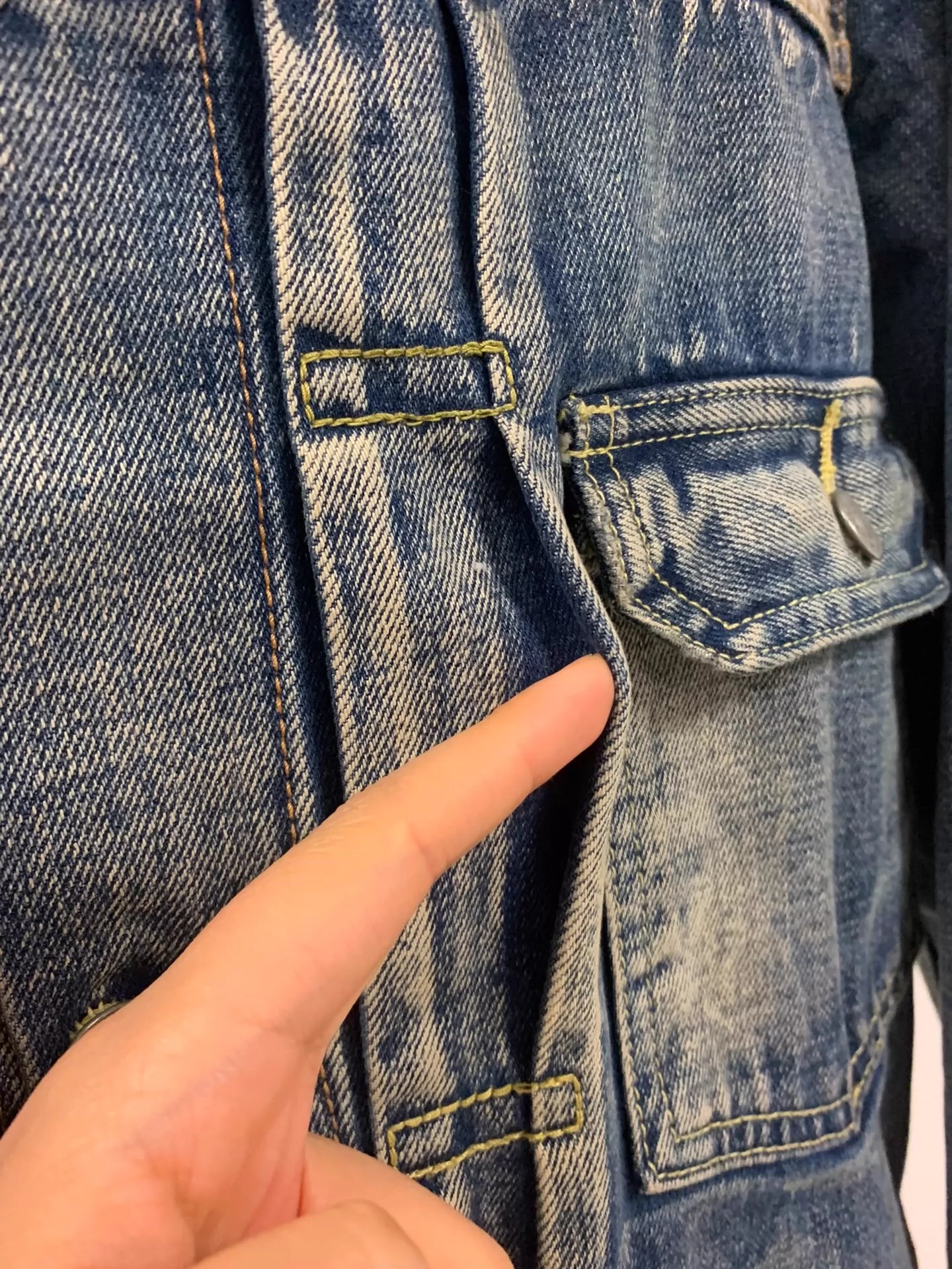 Visvim four-bag denim jacket Kapital NBHD Nigel Caborn