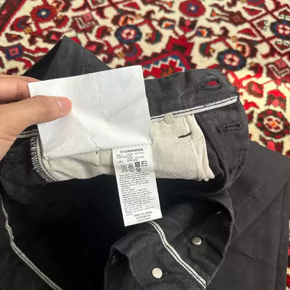 visvim 23aw cmyk black jeans