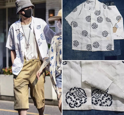 Visvim 21ss Free Edge Little Cloud shirt - DMC