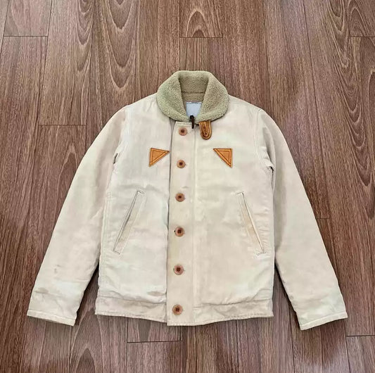 VISVIM DECKHAND JACKET N.D. HERRINGBONE