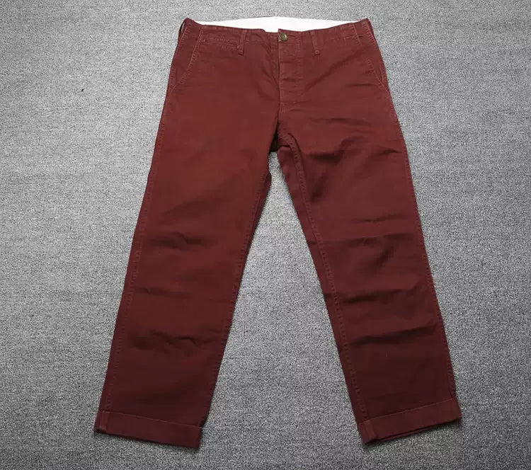 visvim high-water chino slacks