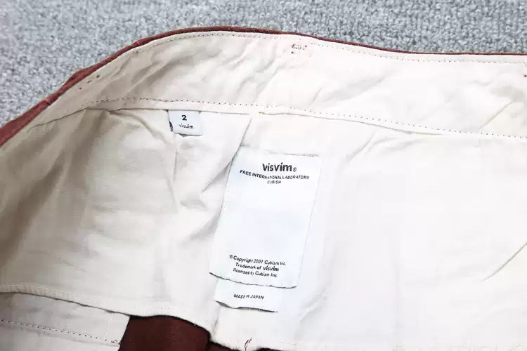 visvim high-water chino slacks