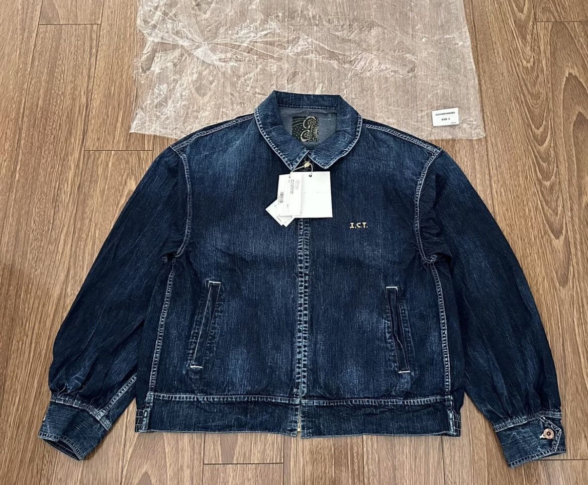 VISVIM ICT SS dry shrinkage denim jacket - DMC