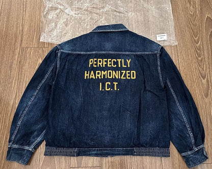 VISVIM ICT SS dry shrinkage denim jacket - DMC