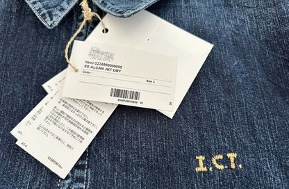 VISVIM ICT SS dry shrinkage denim jacket - DMC