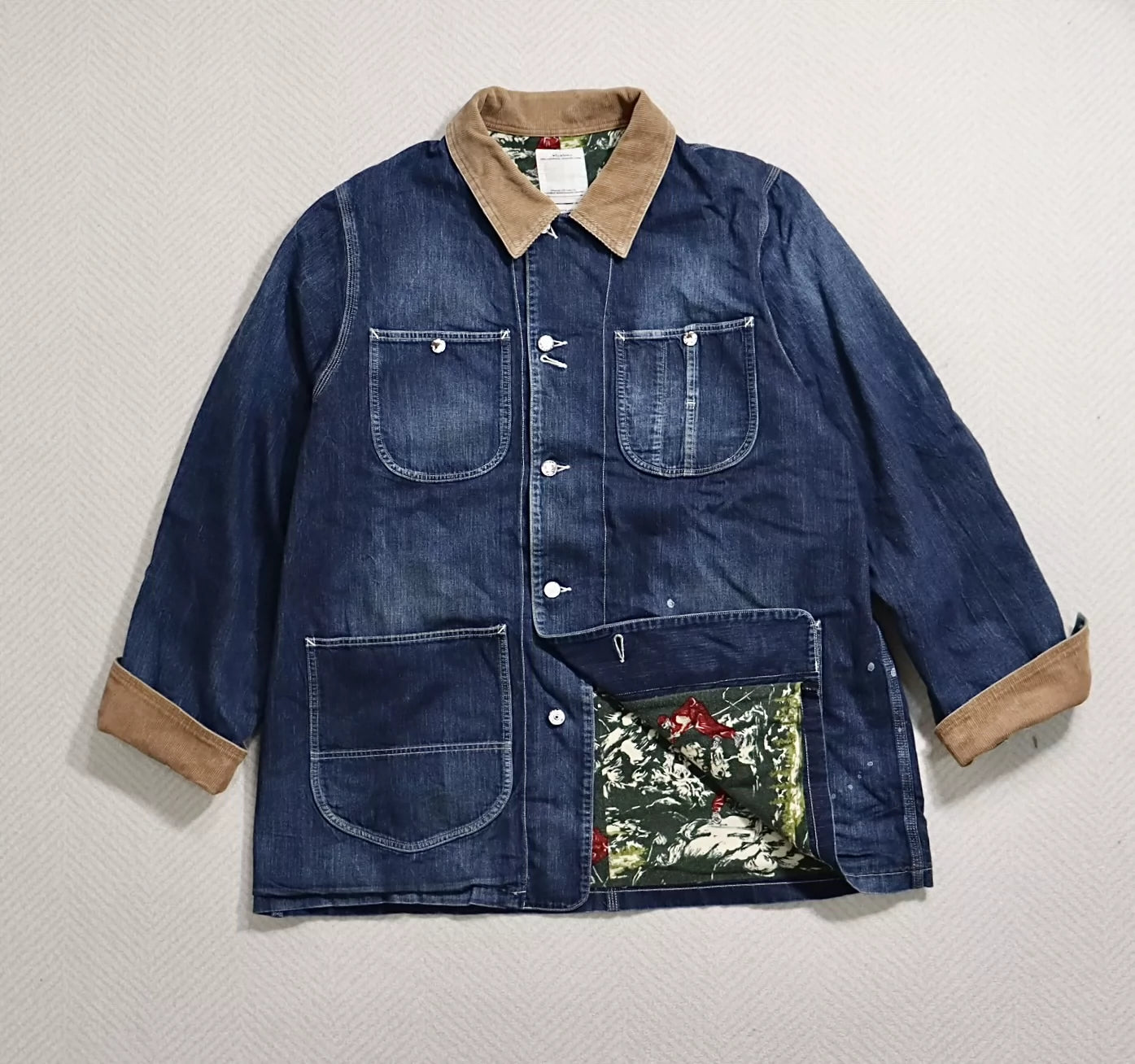 Visvim 20ss Spot Coverall Dry Denim