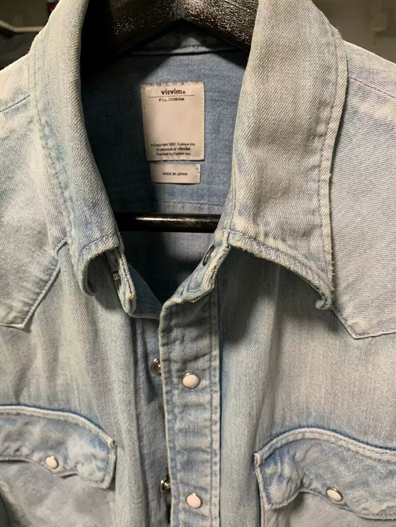 visvim denim shirt