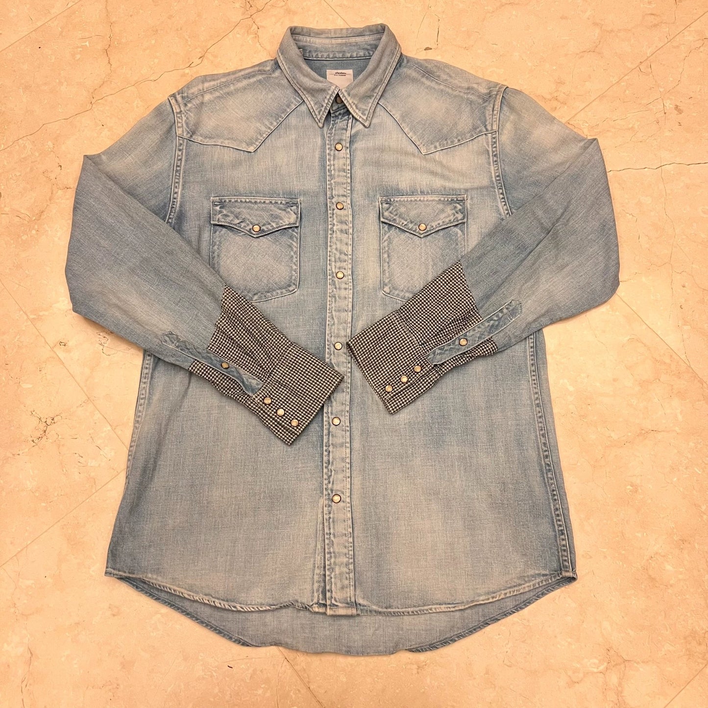 visvim Western washed denim shirt