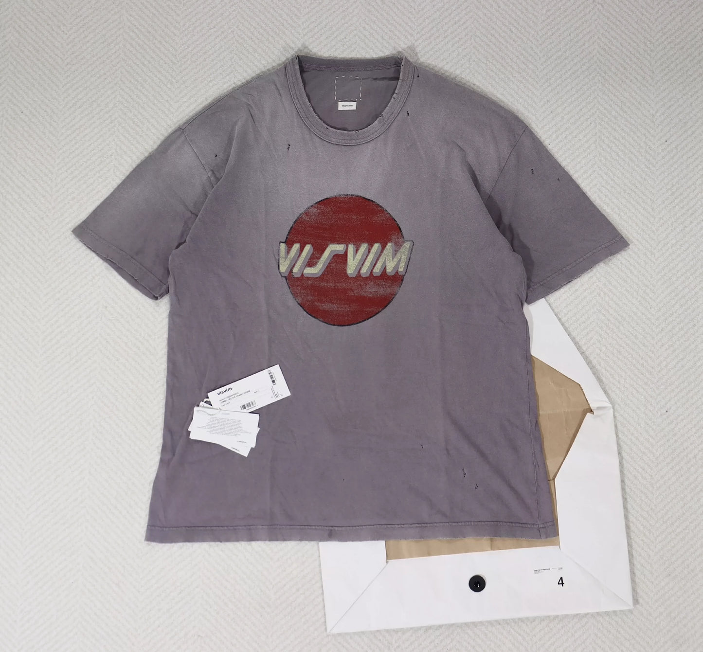 Visvim 22aw Jumbo Tee Crash