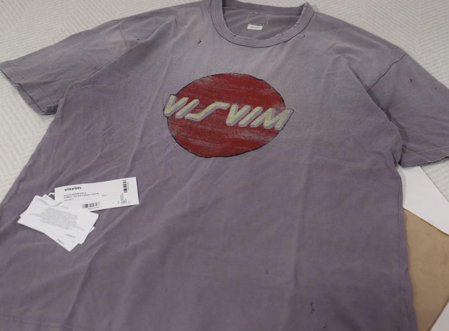 Visvim 22aw Jumbo Tee Crash