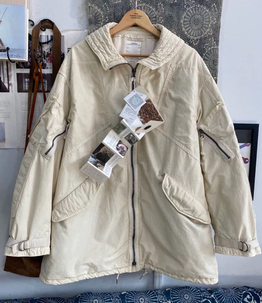 Visvim 21aw s.a.r jkt muddyed trench coat - DMC