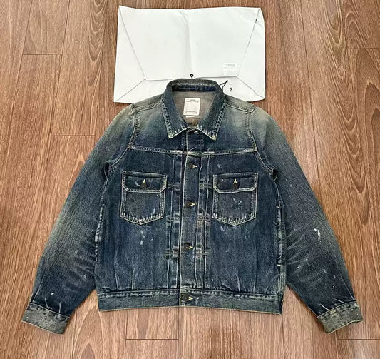 VISVIM SS 101 JKT JUMBO DAMAGED