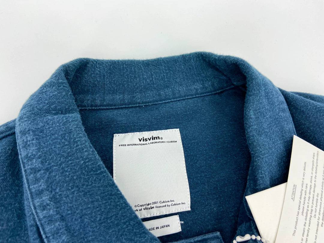 visvim cashew flower CORPORAL blue jacket