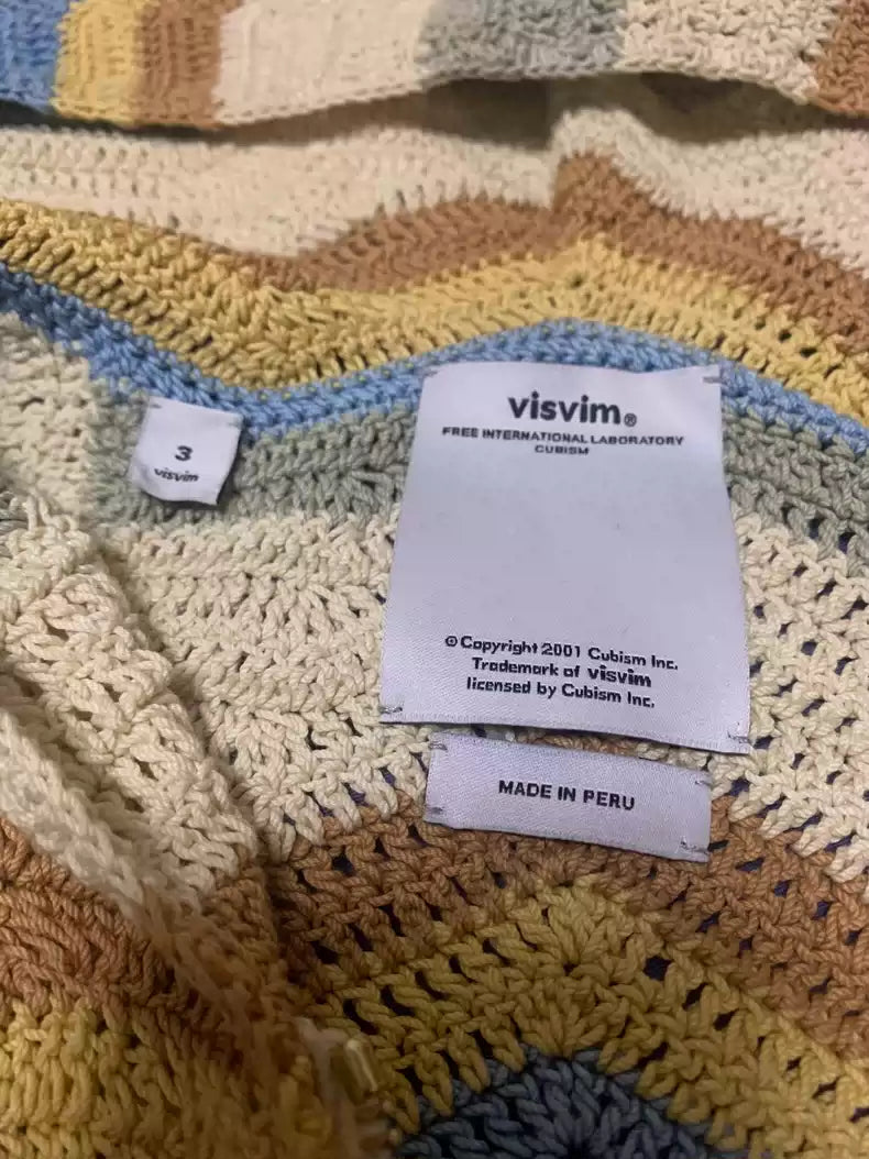 visvim highland knit hoodie f.z.