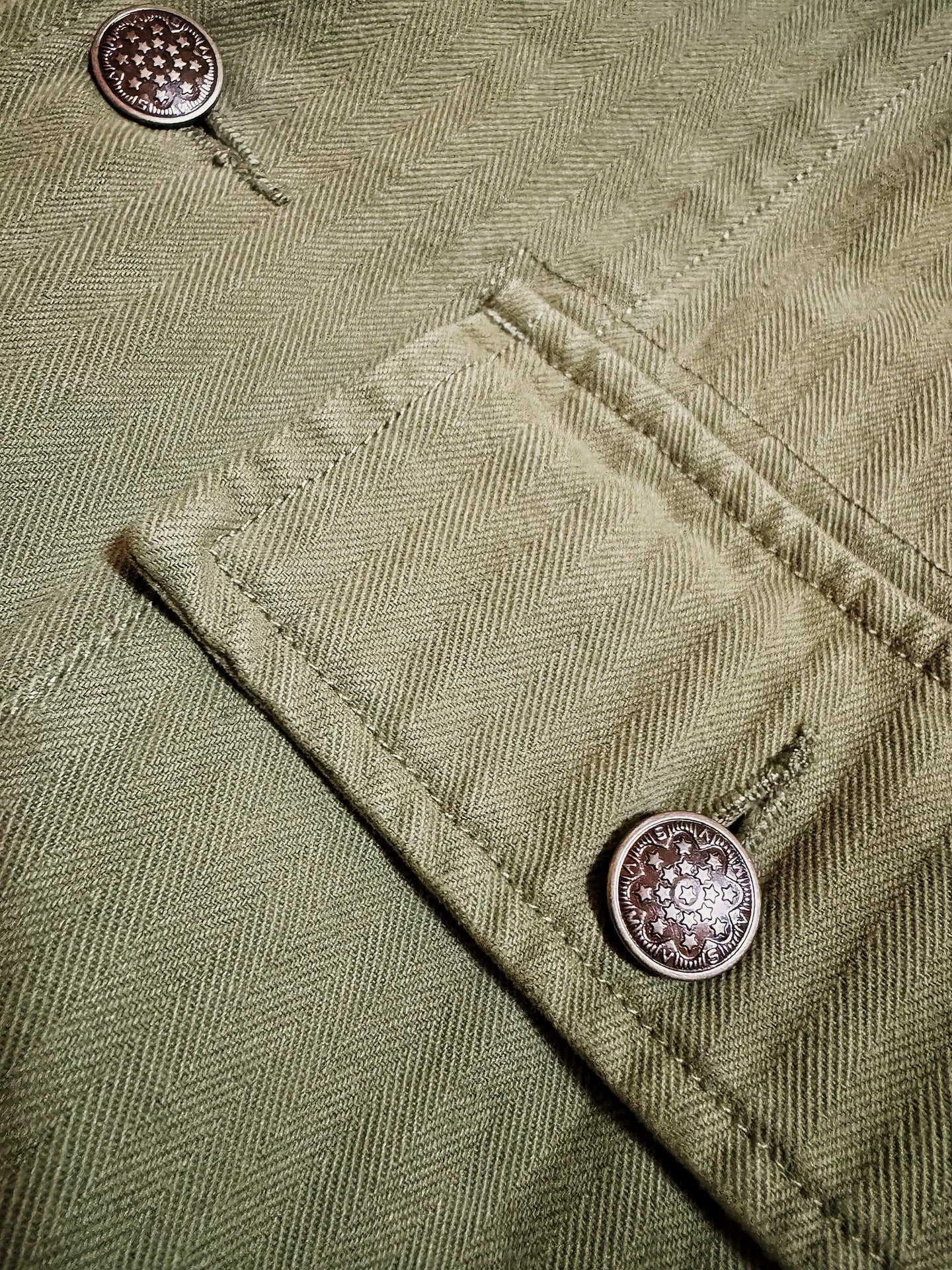 Visvim Tadpole matching military jacket