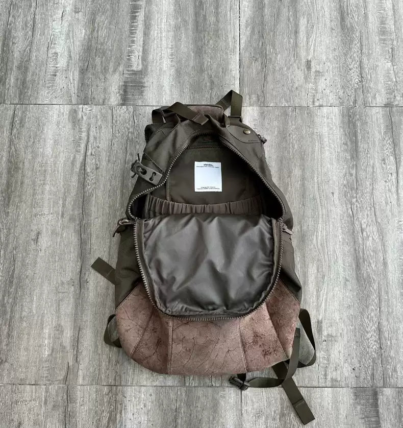 VISVIM BALLISTIC 20L Italian made old knife cut cowhide sole backpack