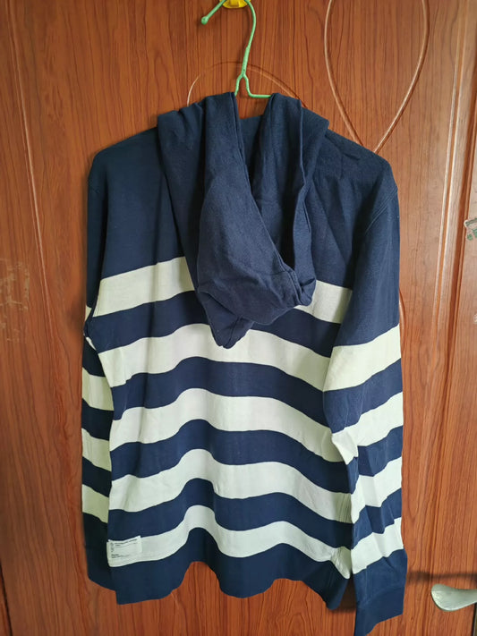 visvim hoodie Island cotton striped hoodie