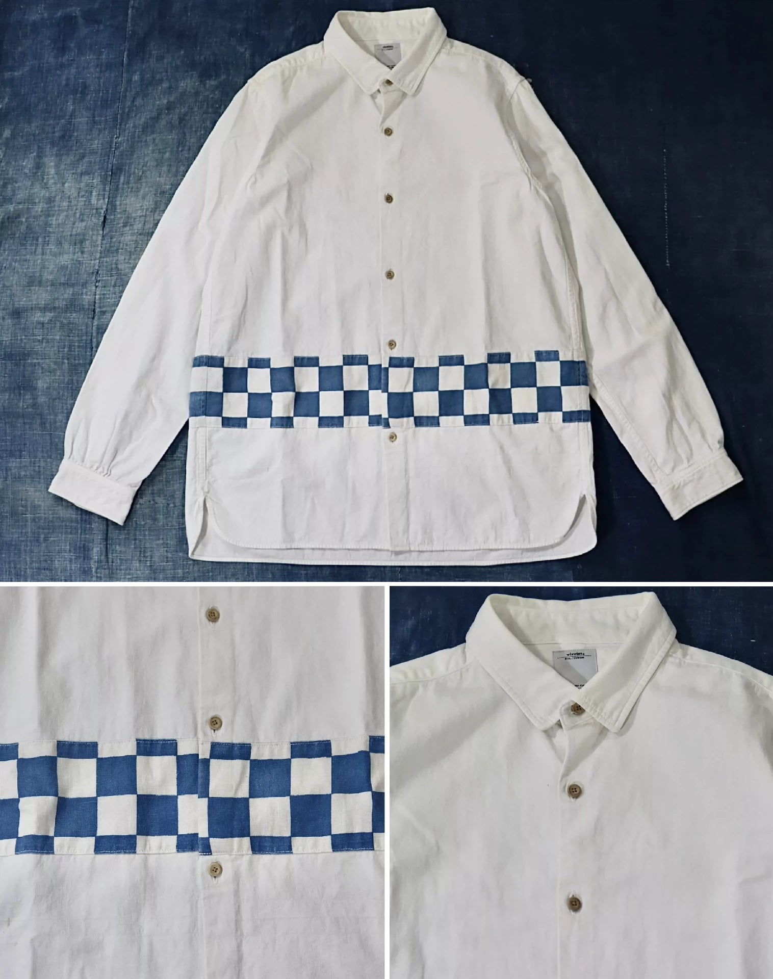 Visvim Longrider Shirt Checkrboard Border