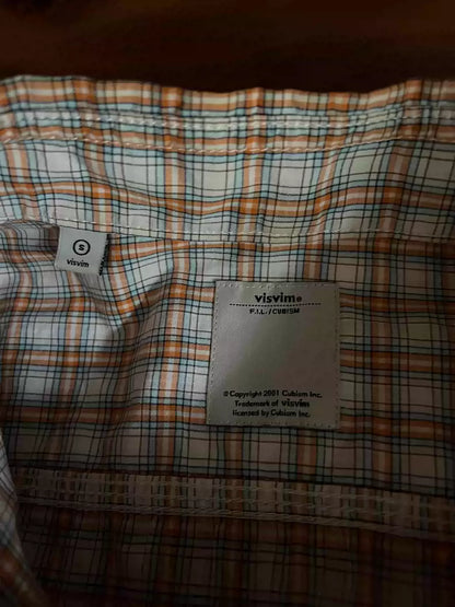 Early visvim plaid three-pin work shirt