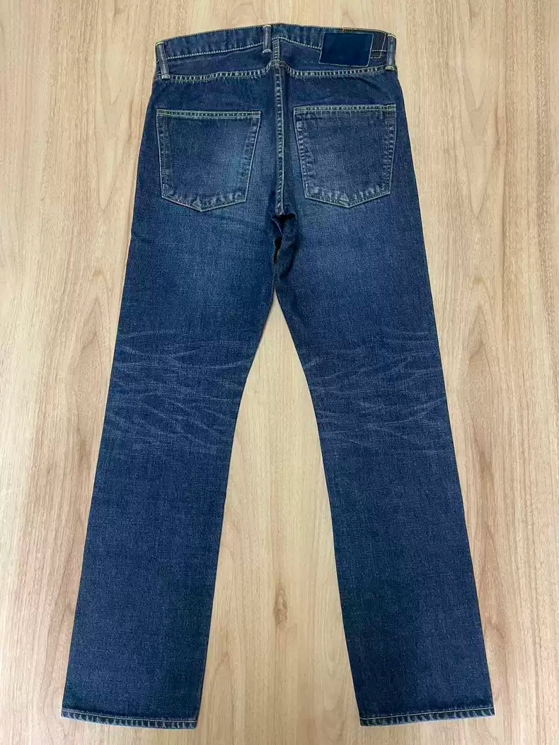 VISVIM D15 washed jeans