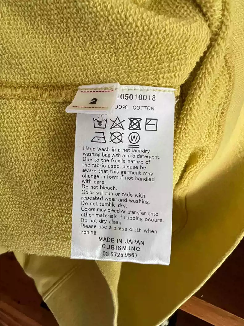 visvim 2019ss plant-dyed ginger hoodie